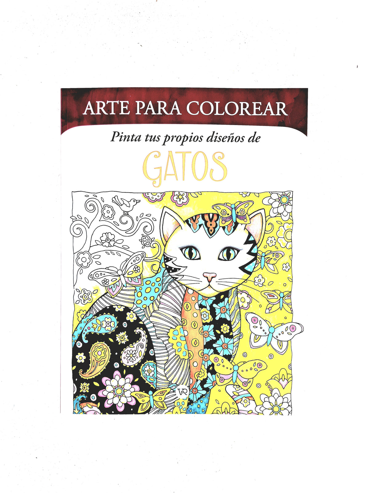 Arte para colorear pinta tus propios diseños de Gatos by Varios