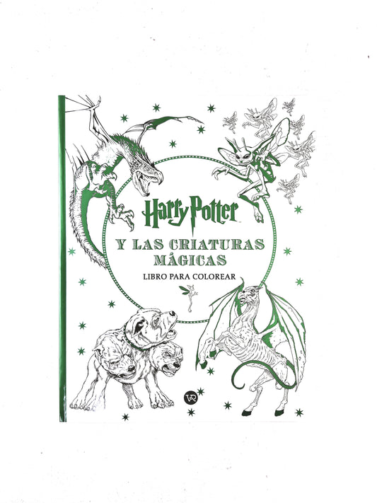 Harry Potter y las criaturas mágicas libro para colorear