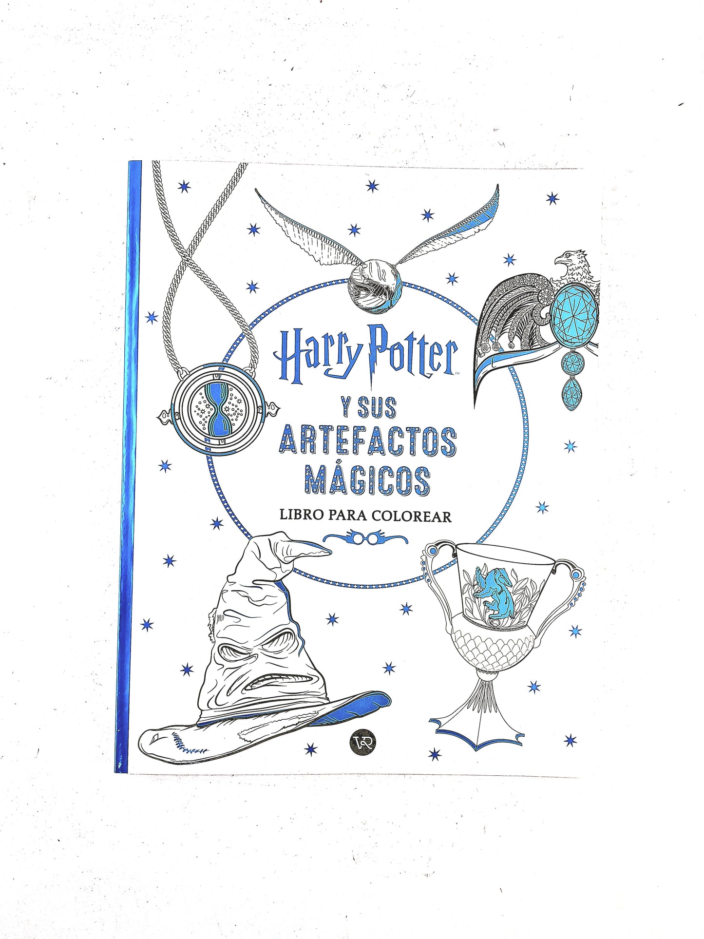 Harry Potter y sus artefactos mágicos libro para colorear