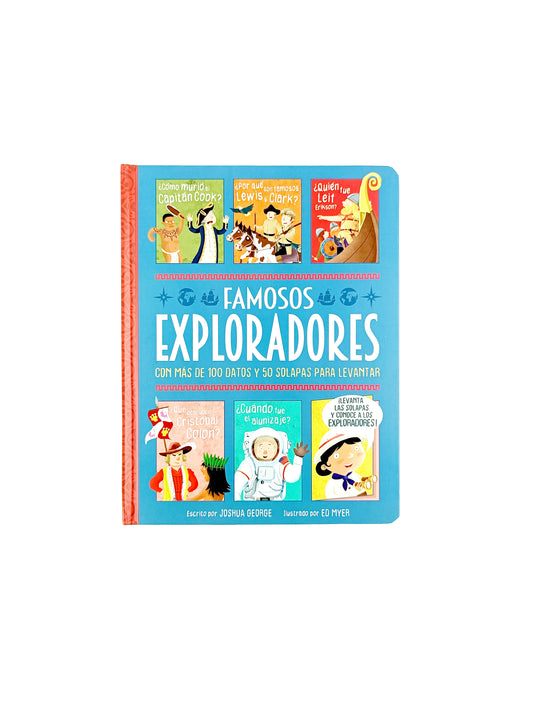 Famosos exploradores con mas de 100 datos y 50 solapas para levantar