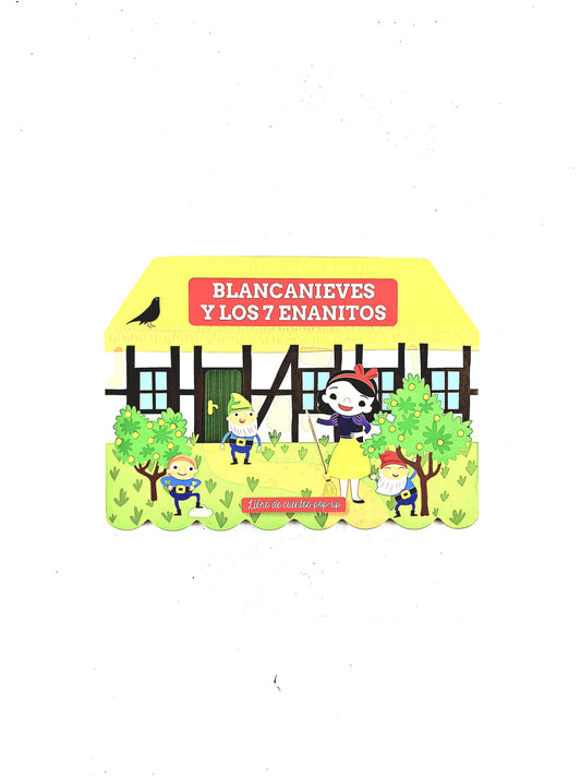 Blancanieves y los 7 enenitos libro de cuentos pop-up