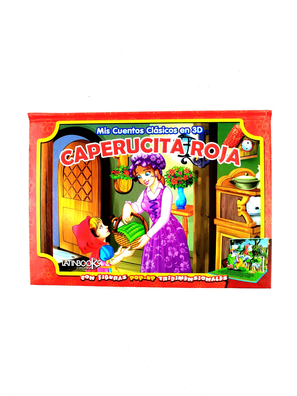 Mis cuentos clásicos en 3d Caperucita roja by Sin autor