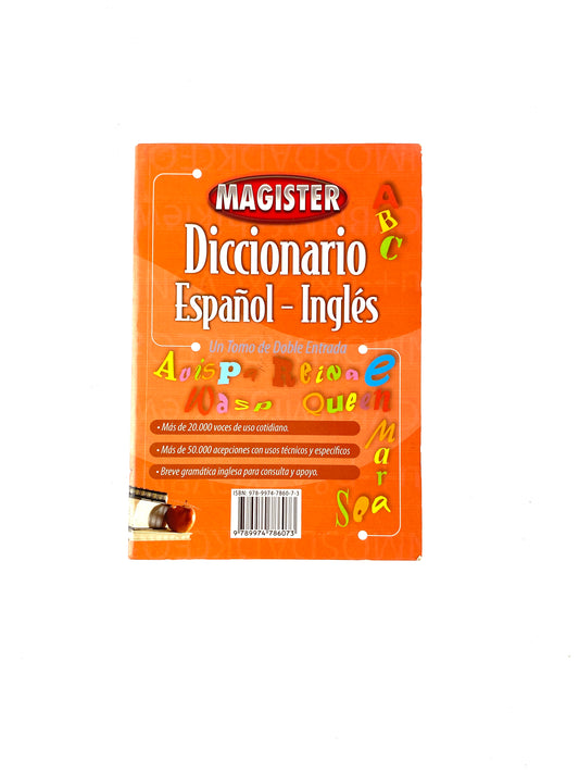 Diccionario Magister español- inglés