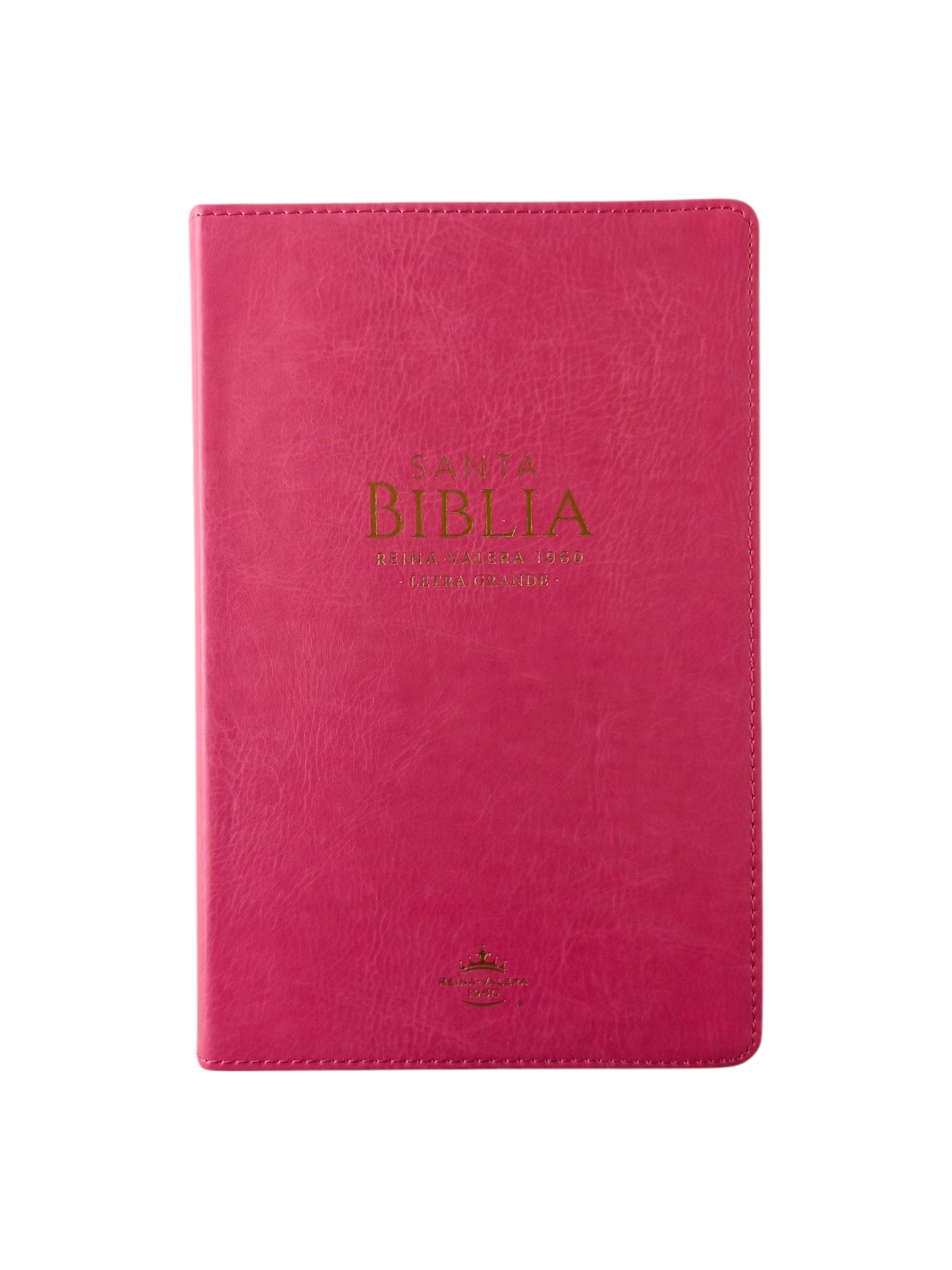 Biblia rvr 1960 clásica fucsia con borde dorado e índice by Reina Valera 1960