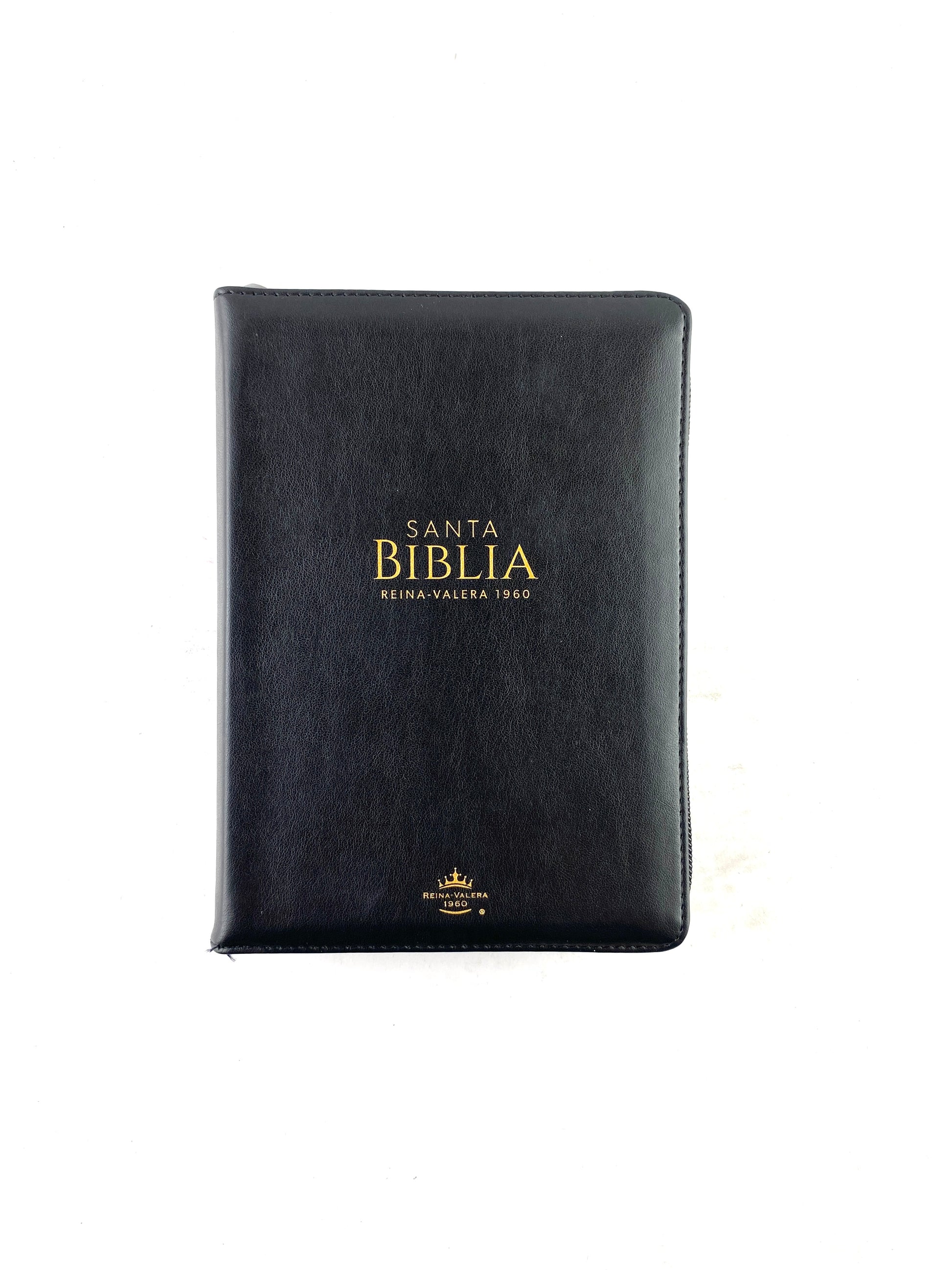 Biblia rvr 1960 negra letra grande con forro e índice by Reina Valera 1960
