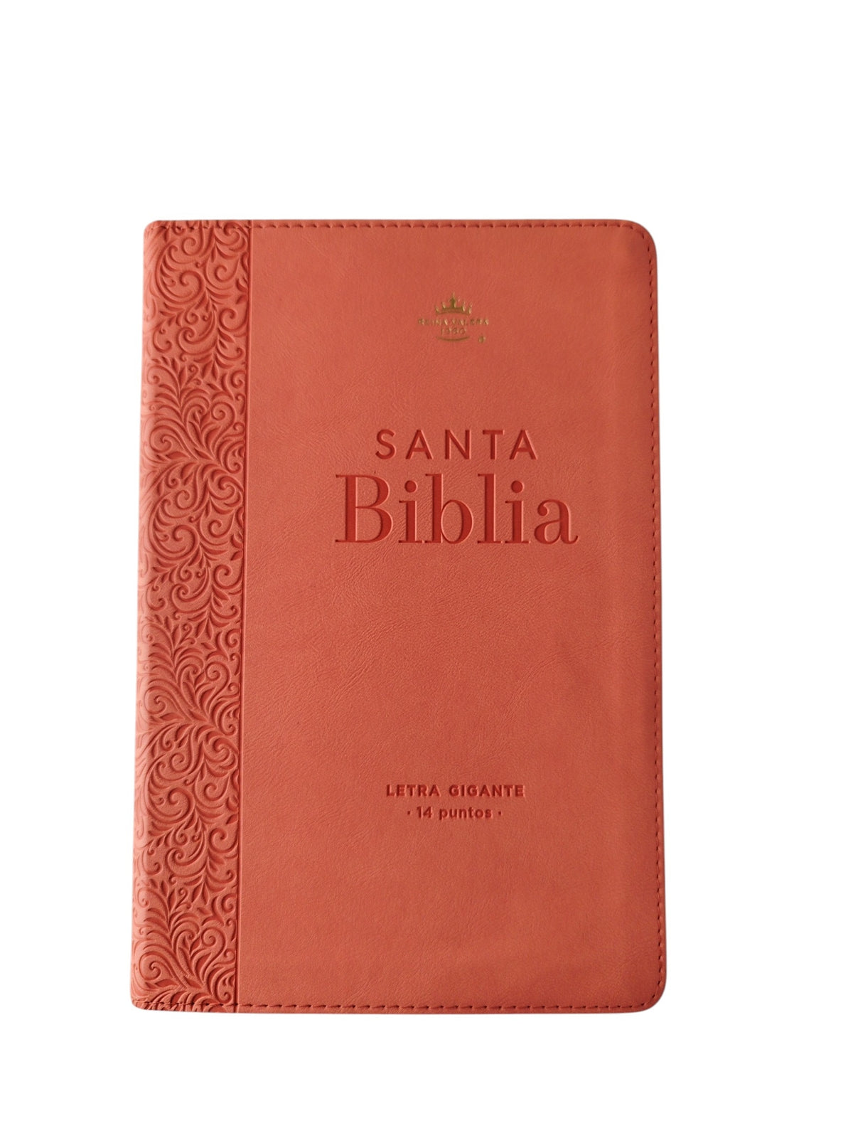 Biblia reina valera 1960 letra gigante coral borde dorado by Reina Valera 1960