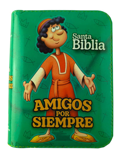 Biblia Amigos Por Siempre Verde Cierre