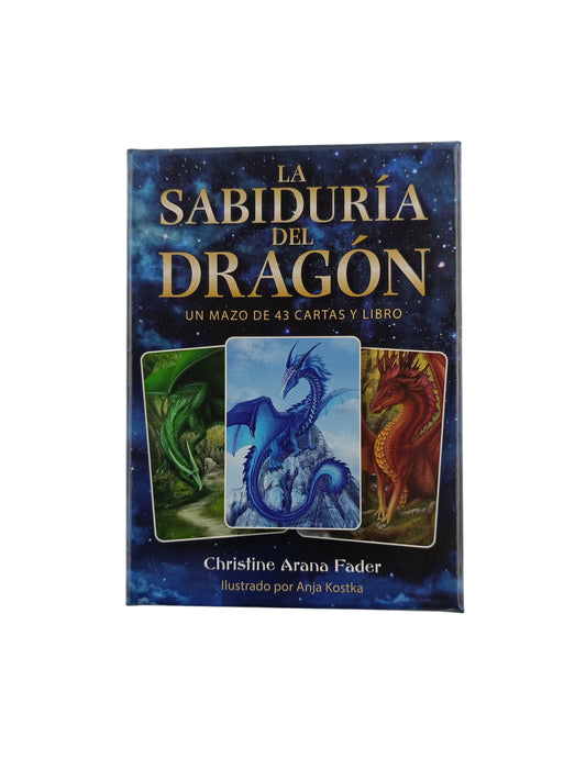 La sabiduría del dragón: Un mazo de 43 cartas y libro