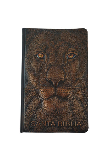 Biblia RVR 1960 Letra grande León de Judá edición especial bronce by Cipriano Valera