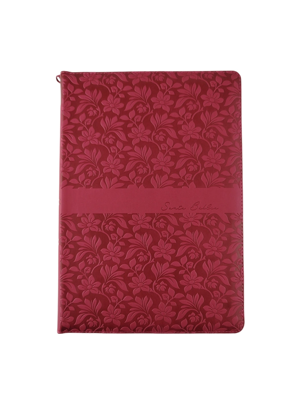 Biblia Reina Valera Revisada 1960 letra súper gigante, símil piel fucsia rosada, cremallera e índice by Cipriano Valera