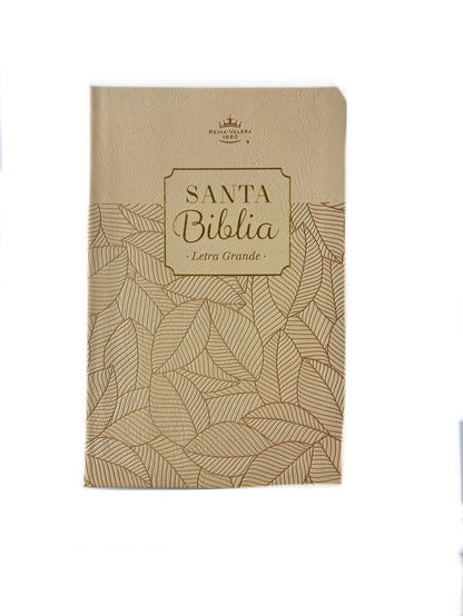 Biblia rvr 1960 beige-hojas sin cierre by Reina Valera 1960