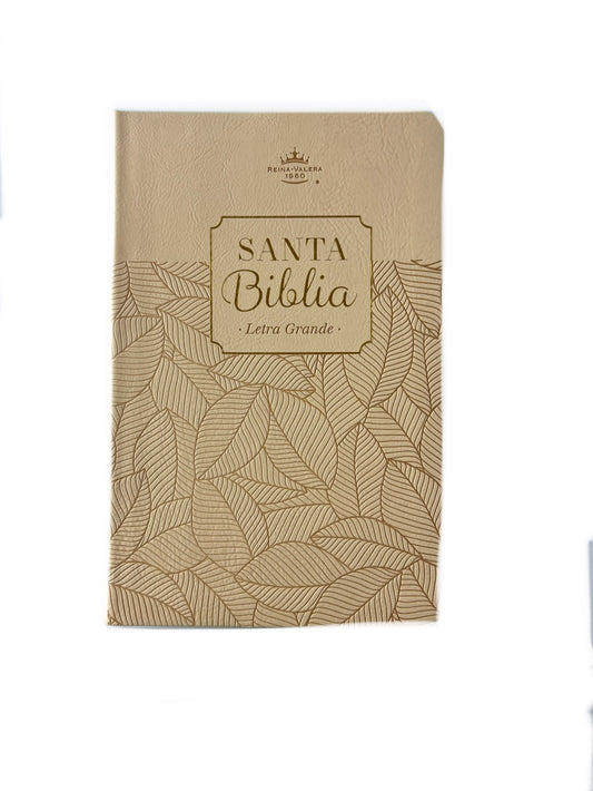 Biblia rvr 1960 beige-hojas sin cierre by Reina Valera 1960