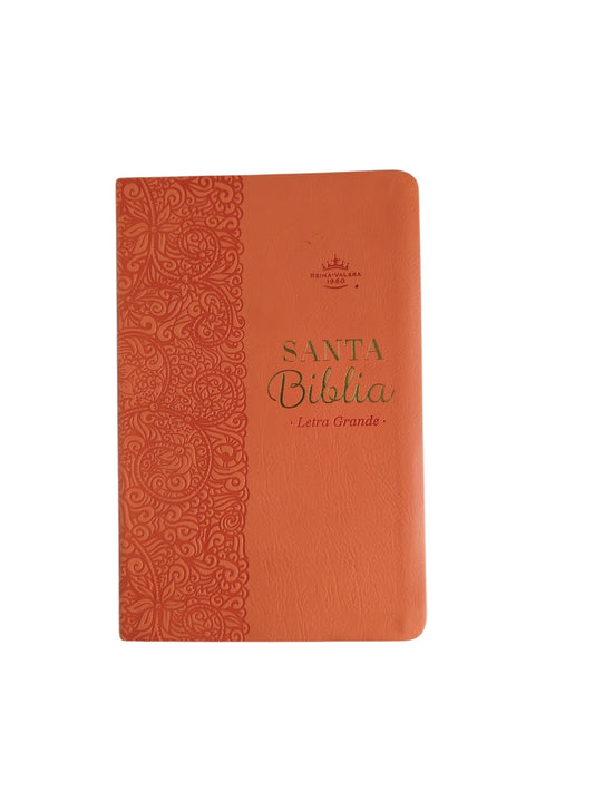 Biblia RVR letra grande coral canto dorado premios y regalos by Reina Valera 1960