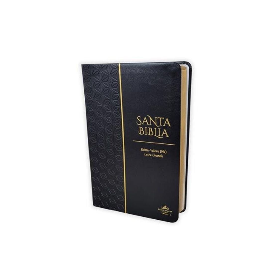 Biblia RVR negro geométrico canto dorado premios y regalos by Reina Valera 1960