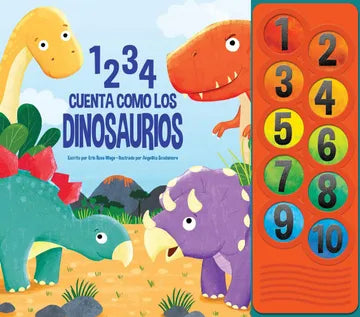 Cuenta como los dinosaurios 123 by erin rose wage