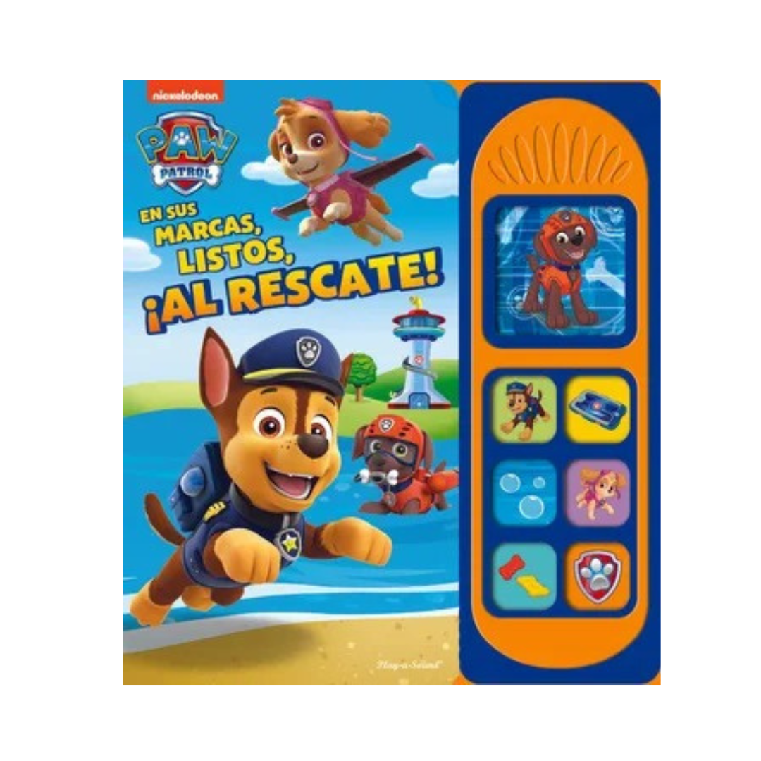 Paw Patrol en sus marcas, listos, ¡al rescate! con 7 sonidos by varios