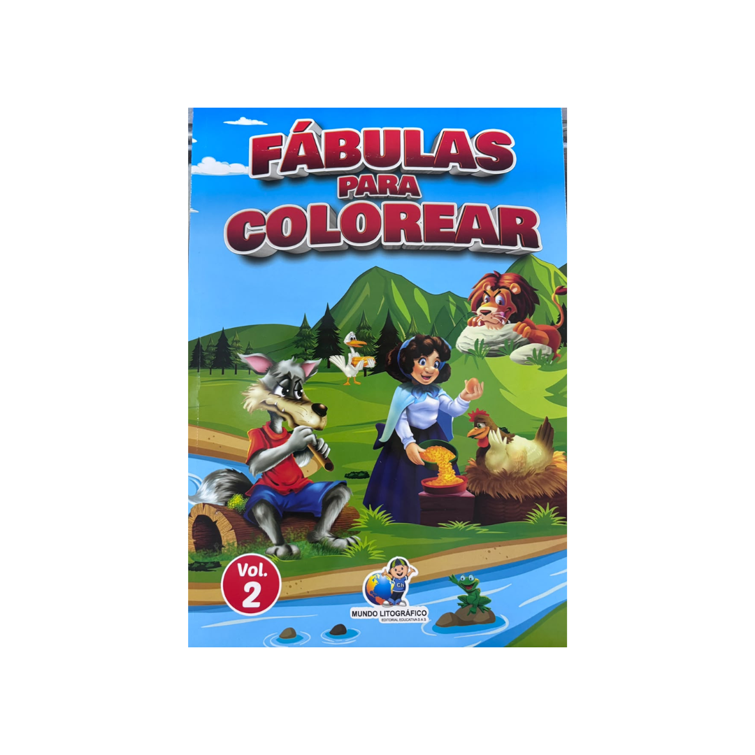 Fábulas para colorear vol 2 by mario ignacio galvis