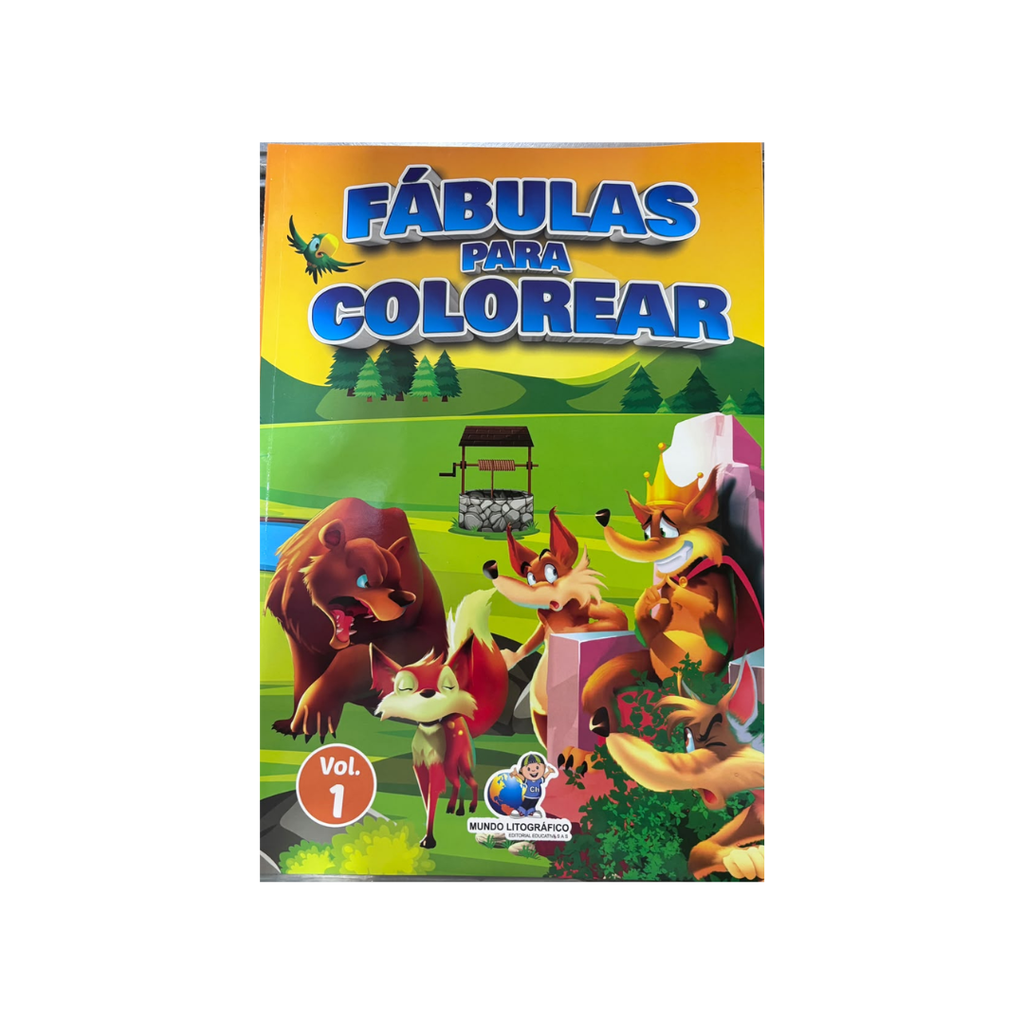 Fábulas para colorear vol 1 by mario ignacio galvis