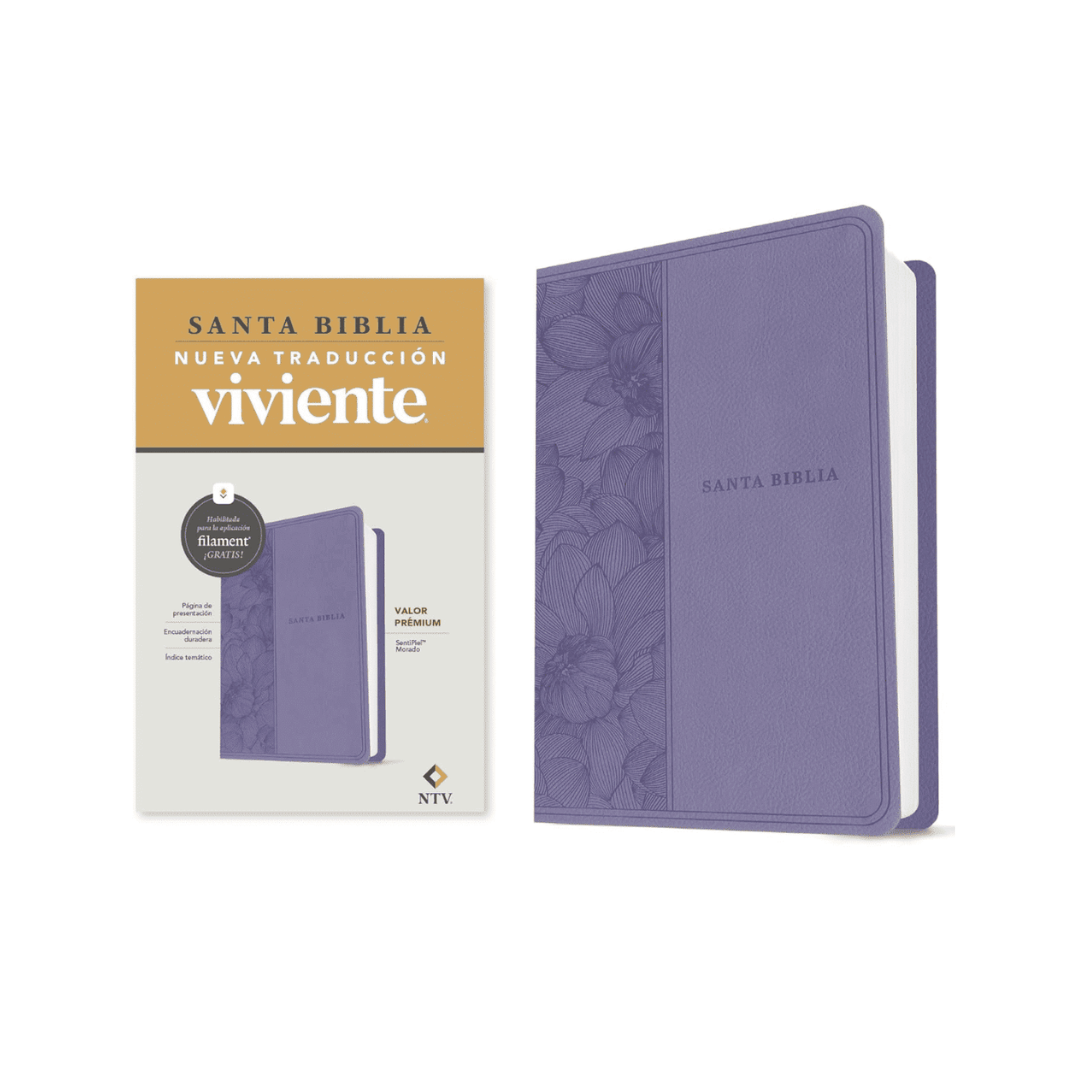 Biblia NTV Filament morado by tyndale