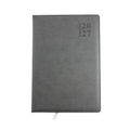 Agenda ejecutiva grande 2027 gris borde dorado by varios