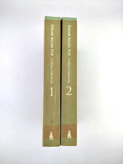 Crítica literaria Edgar Allan Poe 2 volúmenes