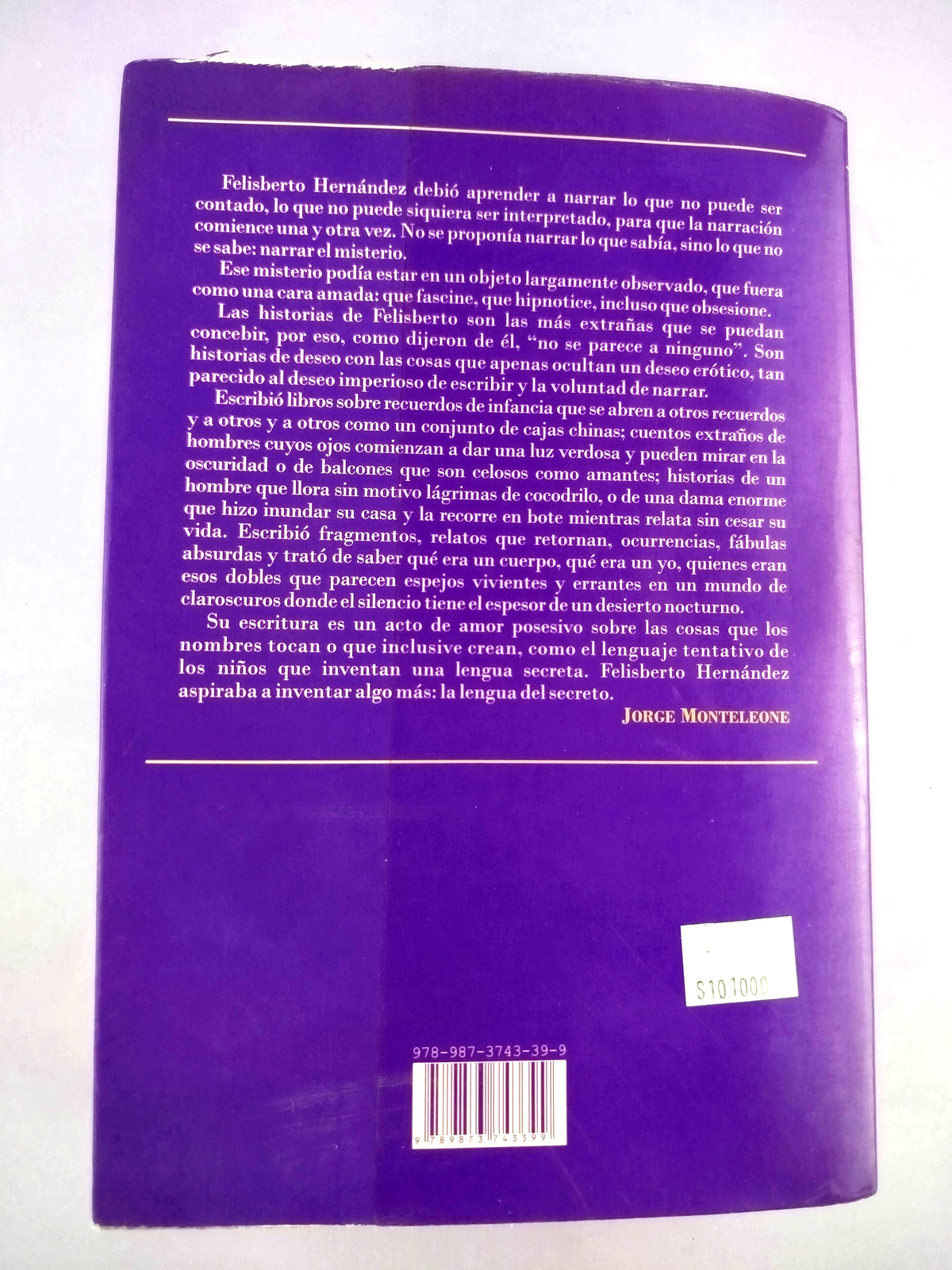 Narrativa Completa by Felisberto Hernández