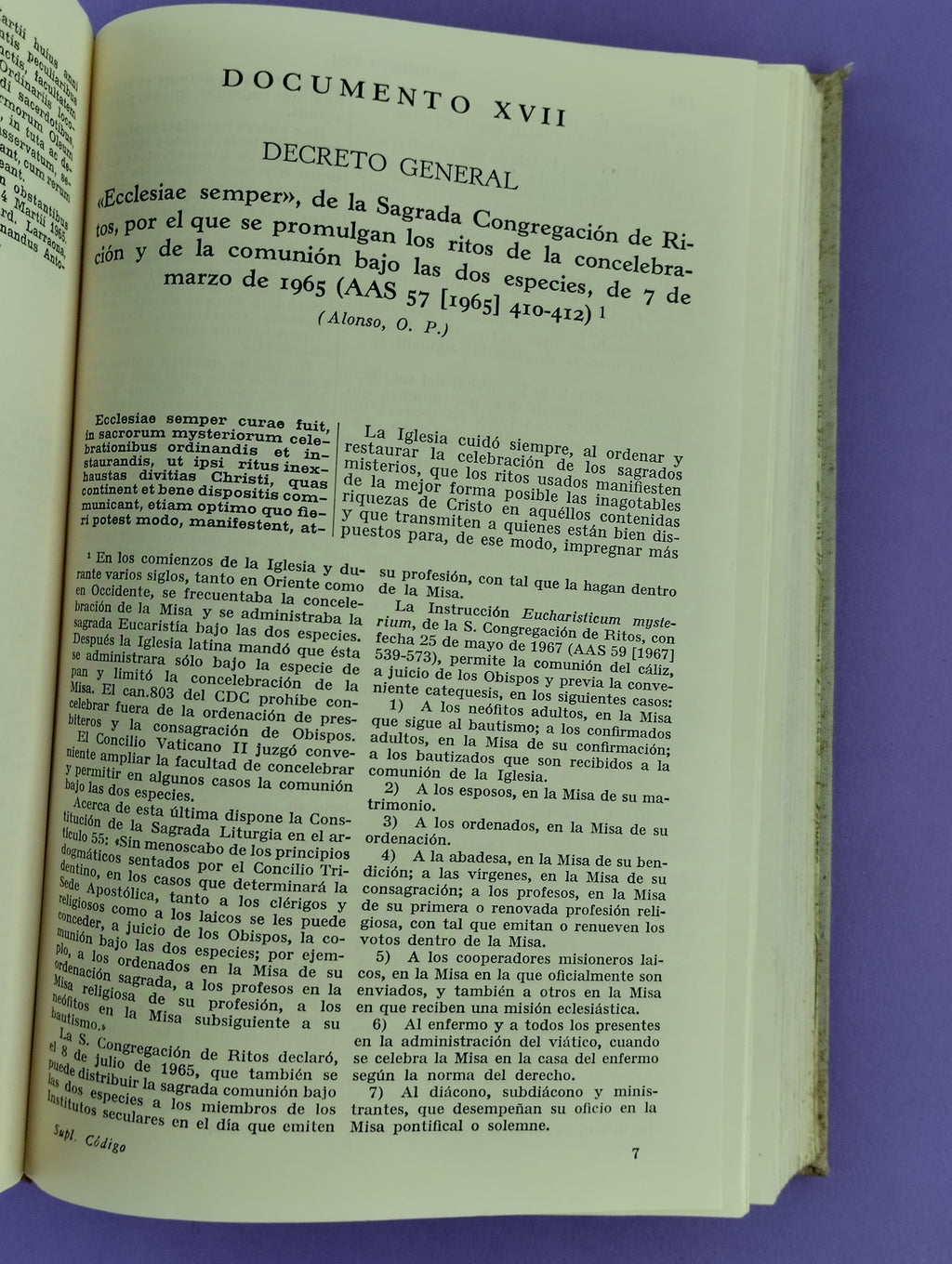 Código de derecho canónico legislación posconciliar tomo II by Lorenzo miguelez Dominguez
