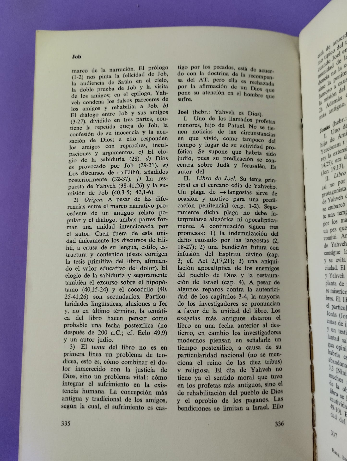 Breve diccionario de la Biblia