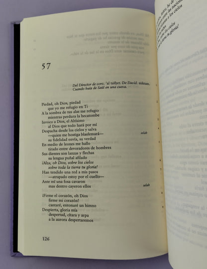 Libro de los salmos himnos y lamentaciones