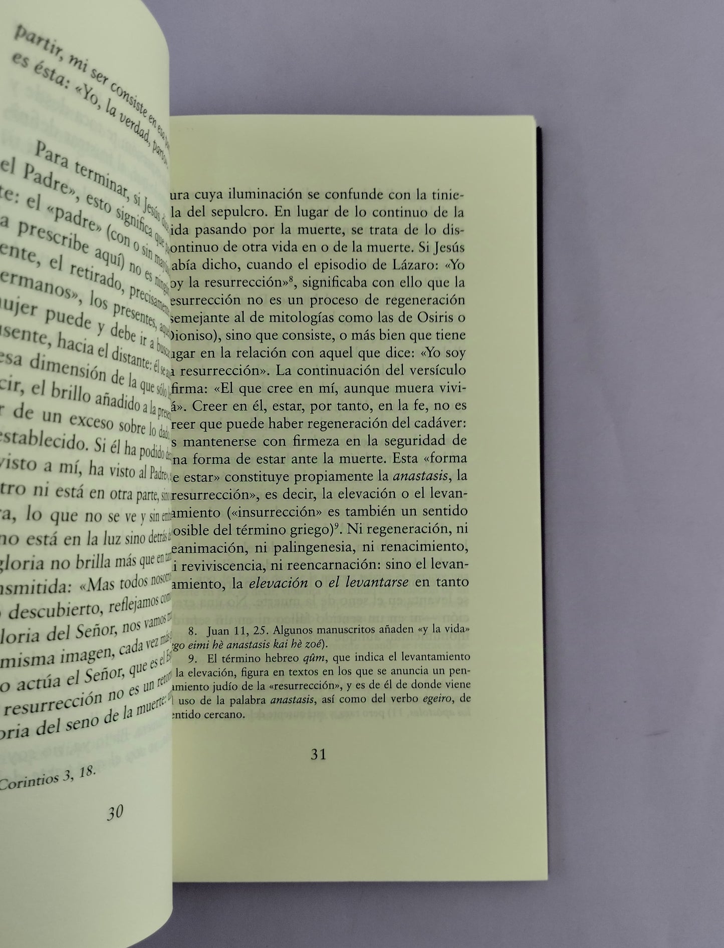 Noli me tangere.Ensayo sobre el levantamiento del cuerpo
