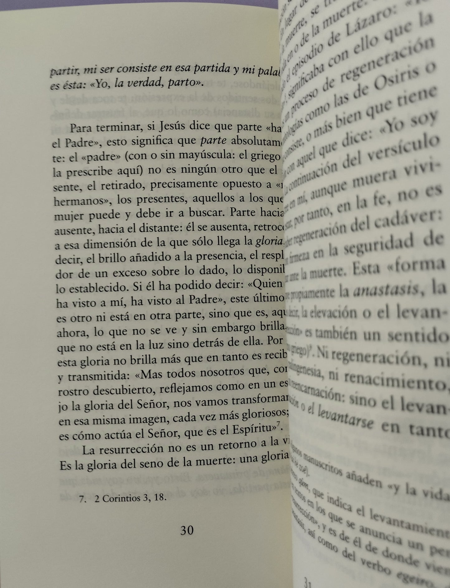 Noli me tangere.Ensayo sobre el levantamiento del cuerpo