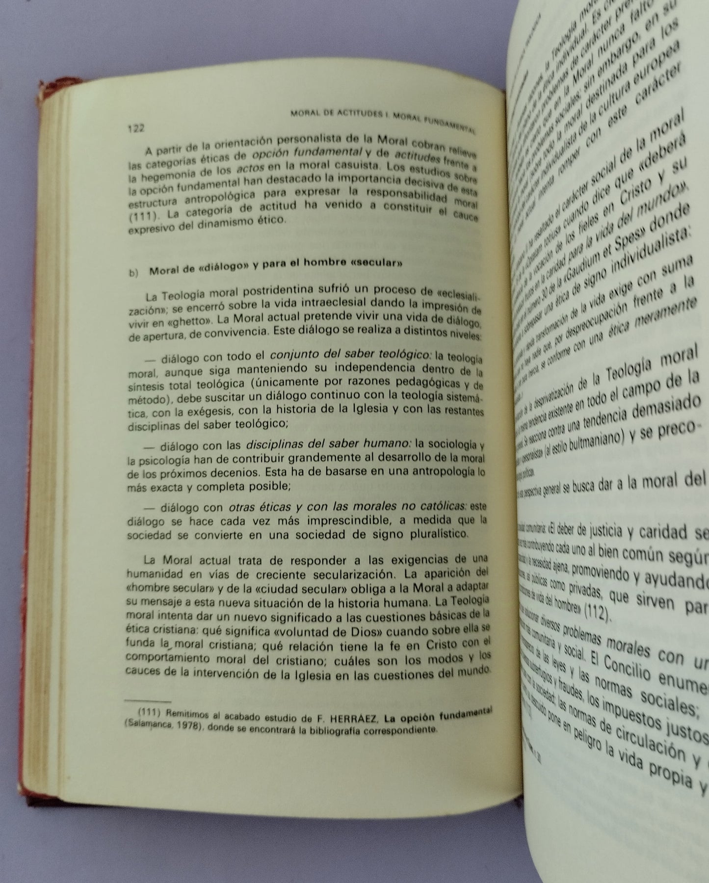 Moral de actitudes moral fundamental Tomo I