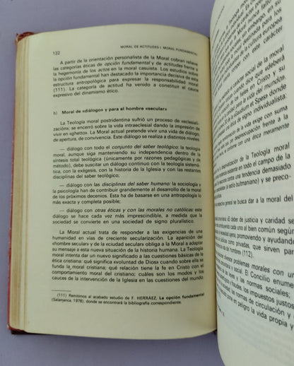 Moral de actitudes moral fundamental Tomo I