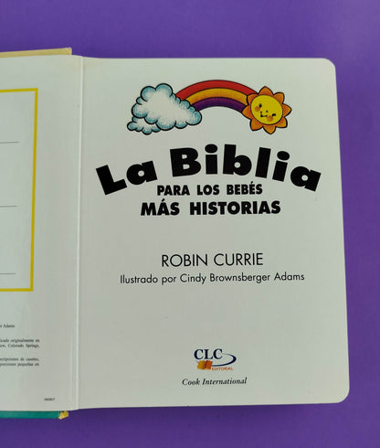 Biblia para bebes más historias acartonada by Varios