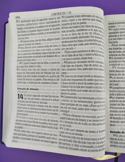 Biblia letra súper gigante RVR 1960 índice / negra