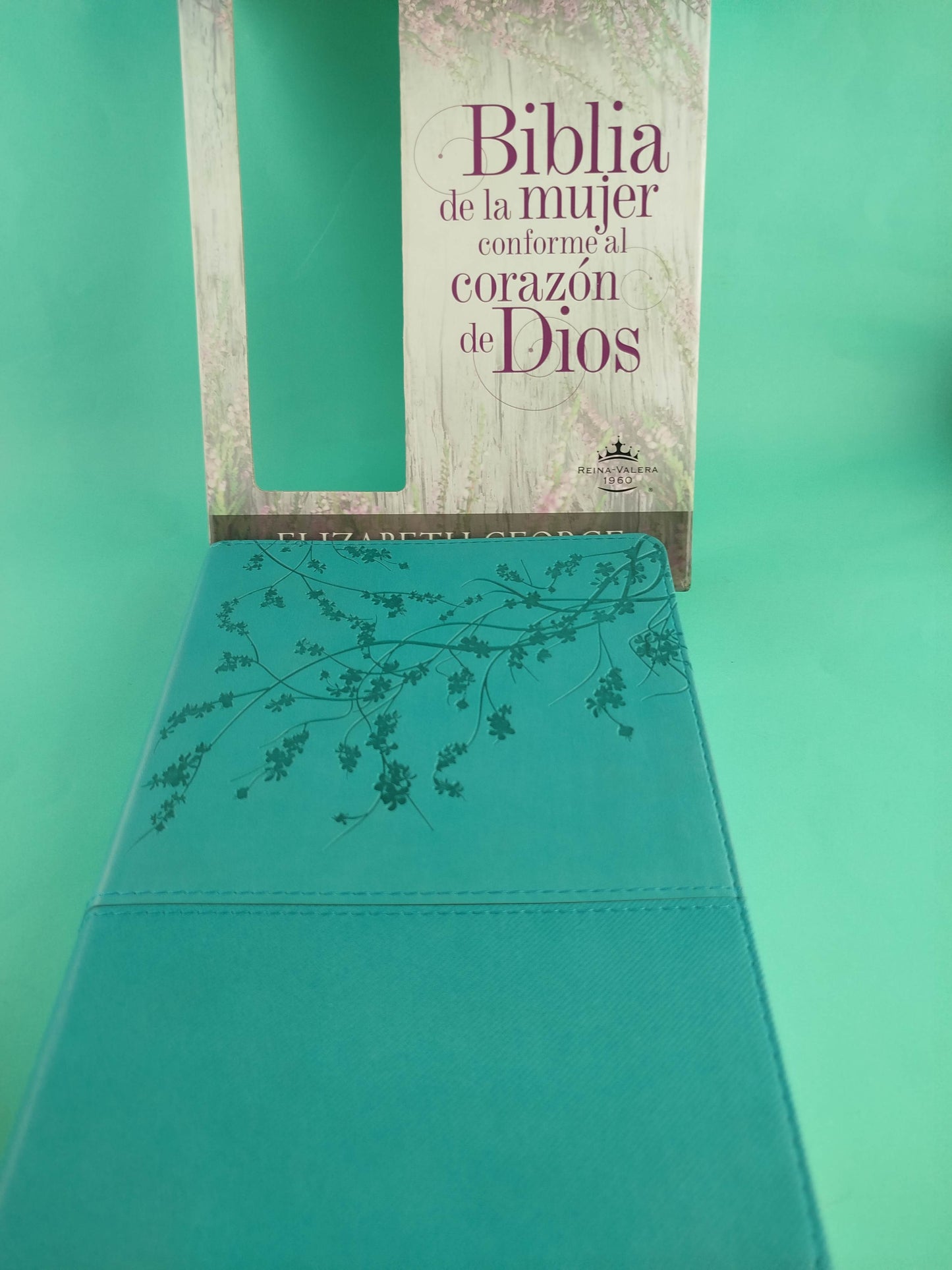 Biblia De La Mujer Conforme Al Corazon Aguamarina