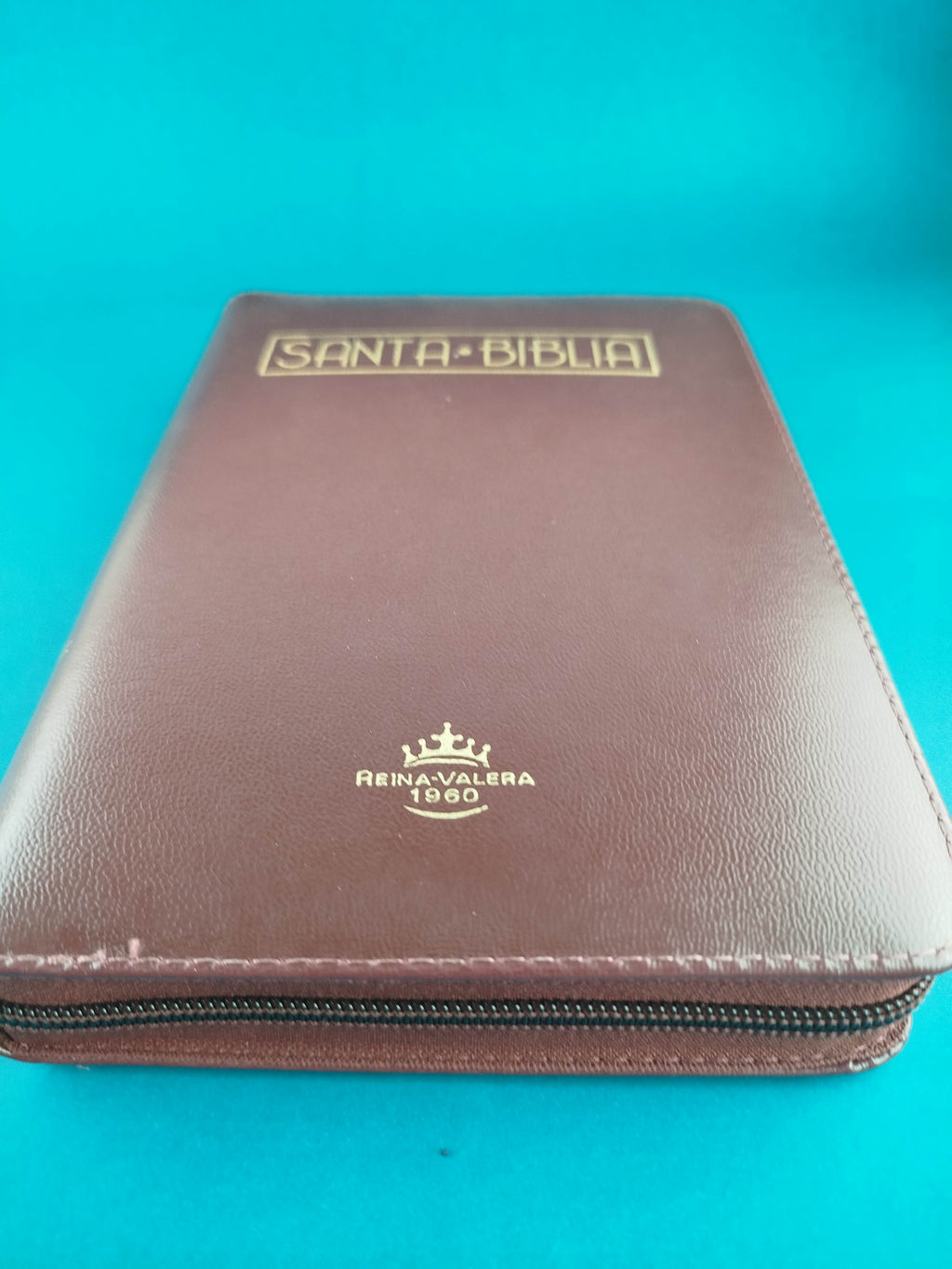 Biblia Rvr 055 Vinotinto Borde Dorado by libreriatroya.com