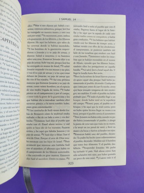 Biblia Dios me habla azul tapa dura borde dorado incluye libros deuterocanónicos by Dios me habla