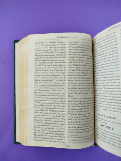 Biblia Dios me habla verde tapa dura borde dorado incluye libros deuterocanónicos by Dios me habla