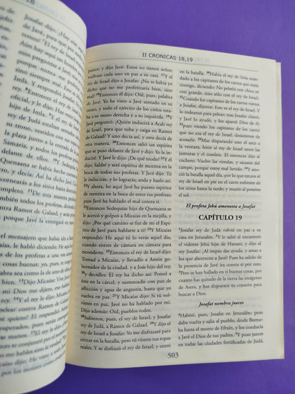 Biblia Dios me habla negra tapa dura borde dorado incluye libros deuterocanónicos