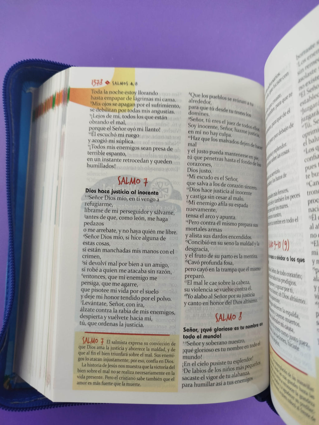 Biblia didáctica para jóvenes azul con cierre by Abriendo caminos