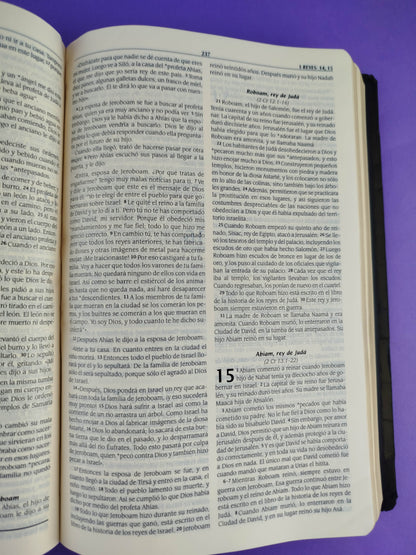 La biblia traducción en lenguaje actual negra con deuterocanónicos en orden alejandrino
