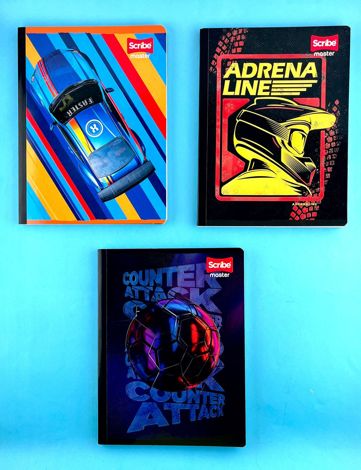 Cuaderno cosido 100 hojas cuadriculado gama intermedia Niño by Scribe/X-presarte