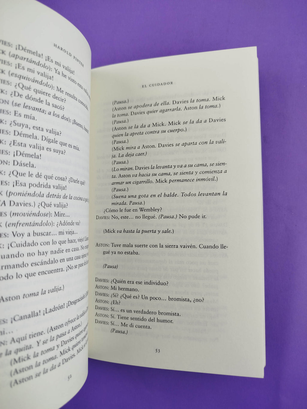 El cuidador; Los enanos; La colección by Harold Pinter