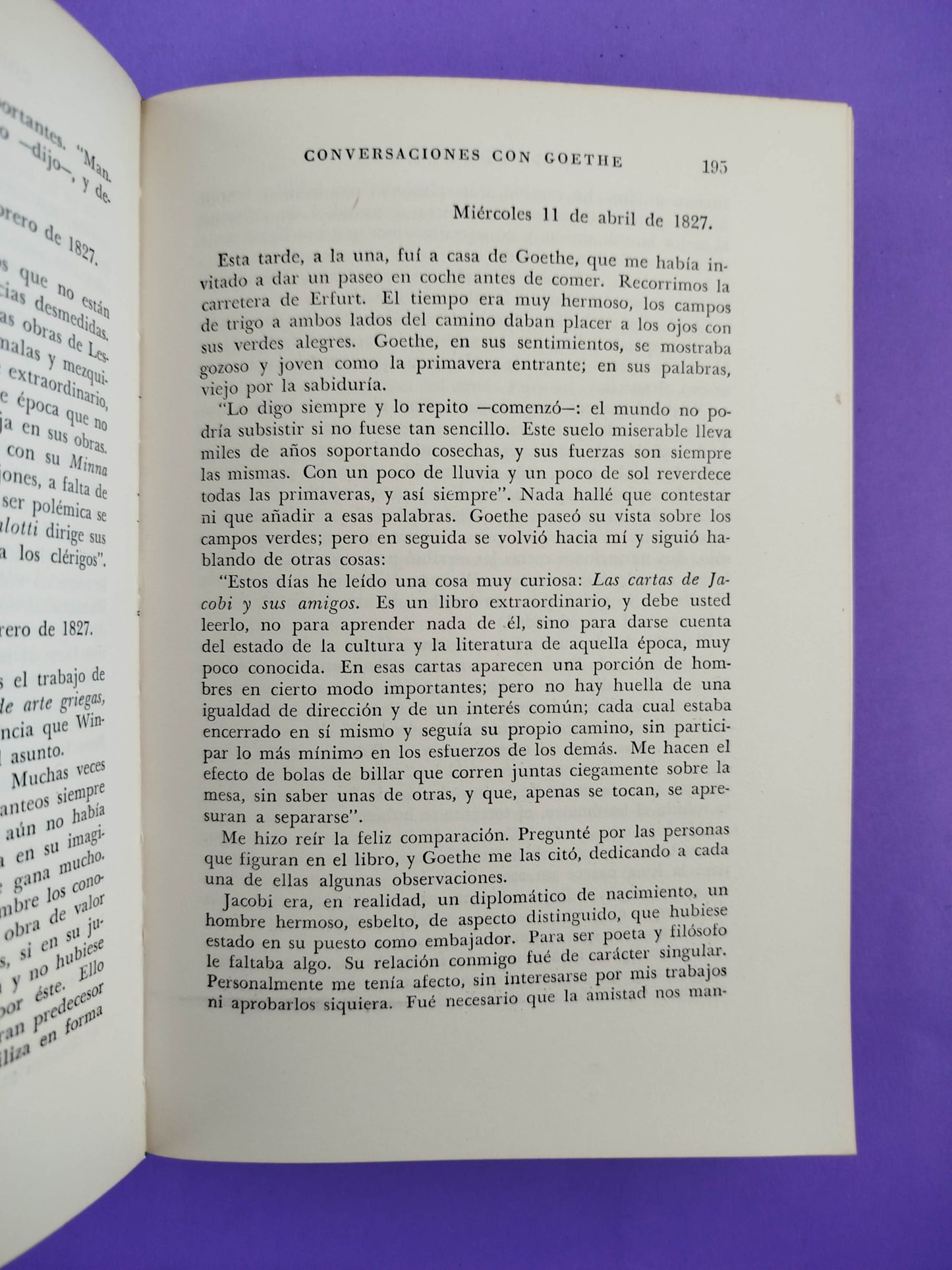 Conversaciones con Goethe