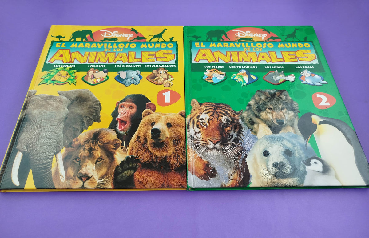 El maravilloso mundo de los animales 2 volúmenes by Disney