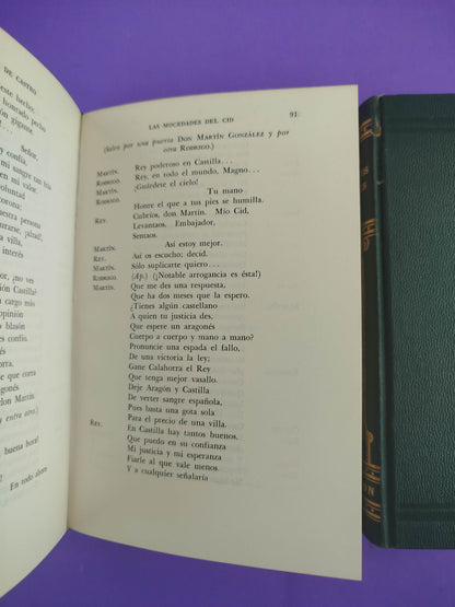 Poetas dramáticos españoles 2 tomos