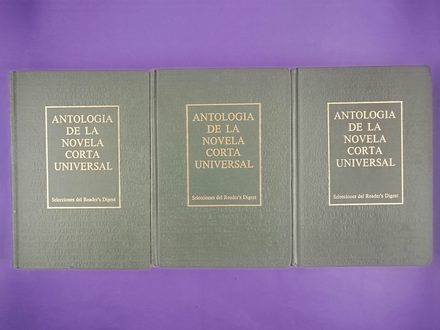 Antología de la novela corta universal 3 tomos