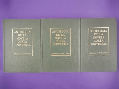 Antología de la novela corta universal 3 tomos