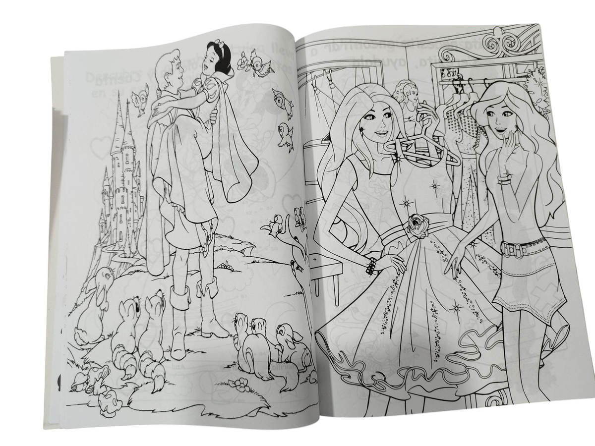 Colorear para niñas actividades 80 paginas by Varios
